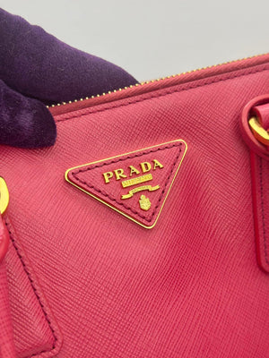 Small Prada Galleria Pink Leather