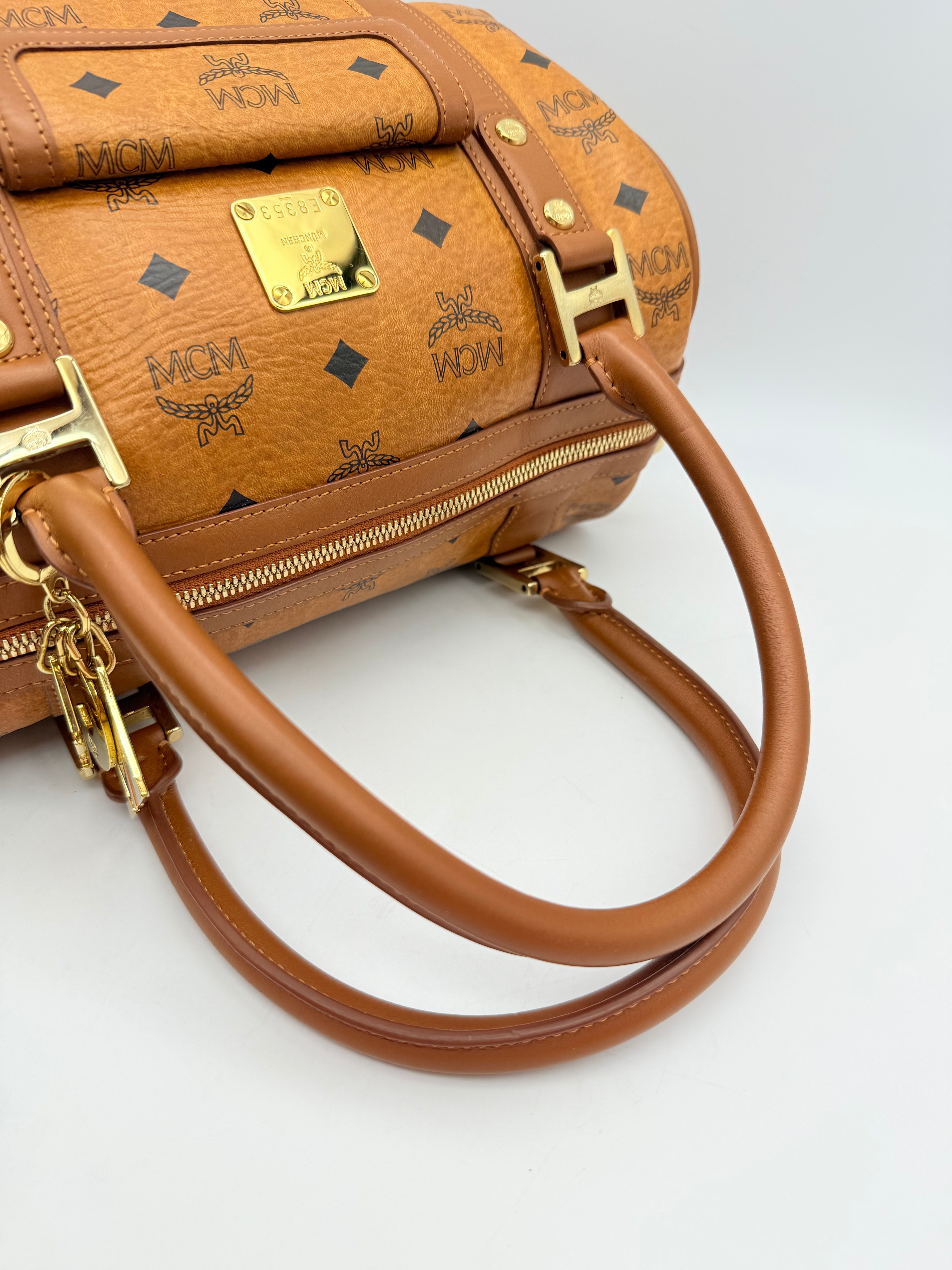 MCM COGNAC HANDBAG