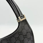 Gucci Black GG Canvas Jackie Shoulder Bag