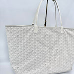 Goyard Saint Louis GM White Tote Bag