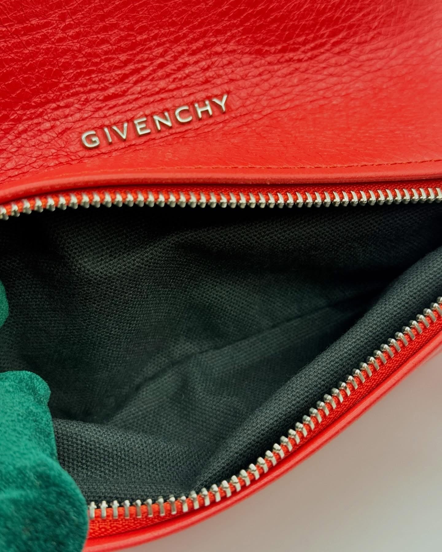 Givenchy Red Pandora Small Leather Crossbody Bag