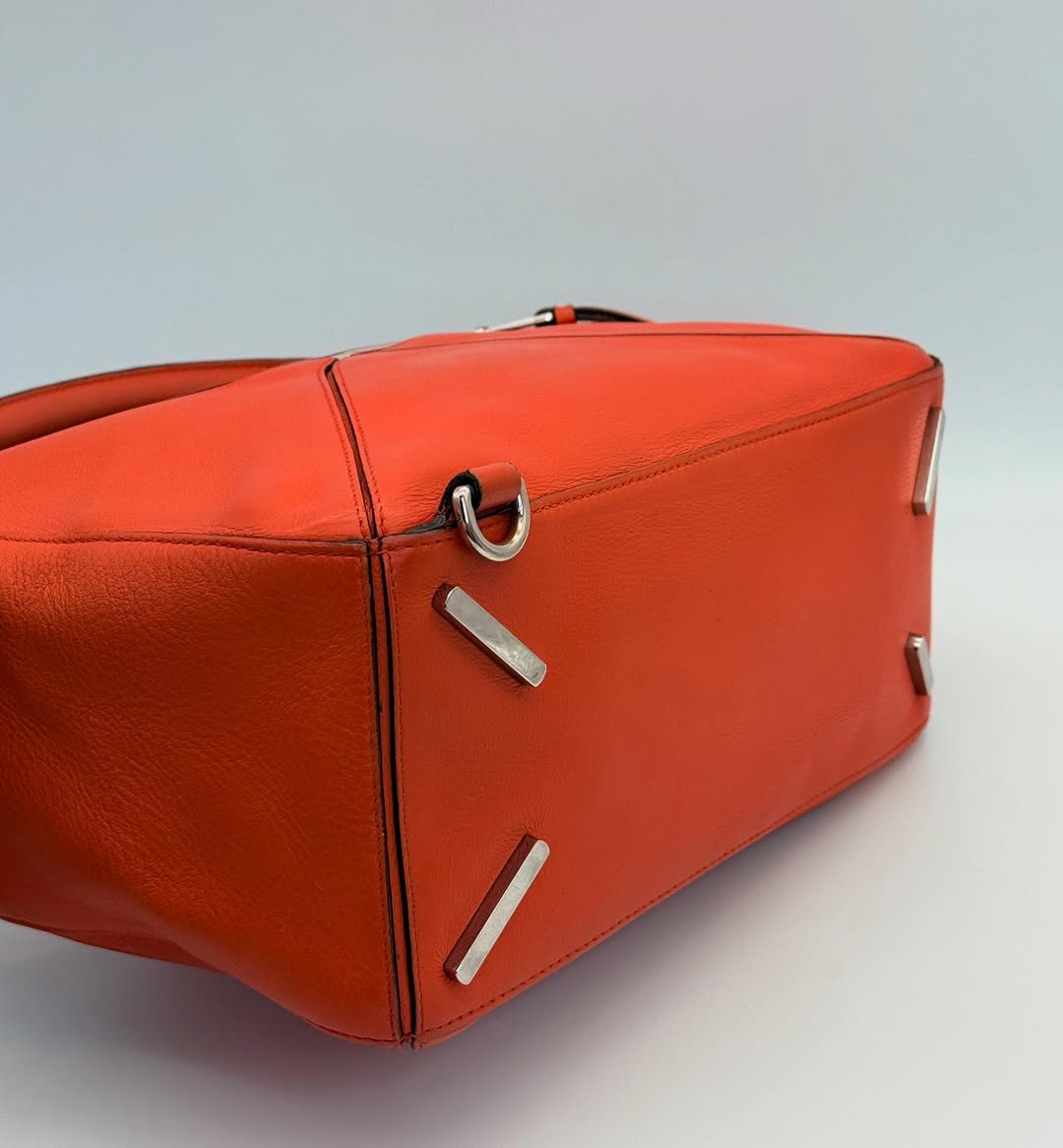 Loewe Orange Medium Puzzle Bag