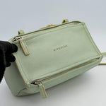 Givenchy Sugar Goatskin Mini Pandora Aqua Green