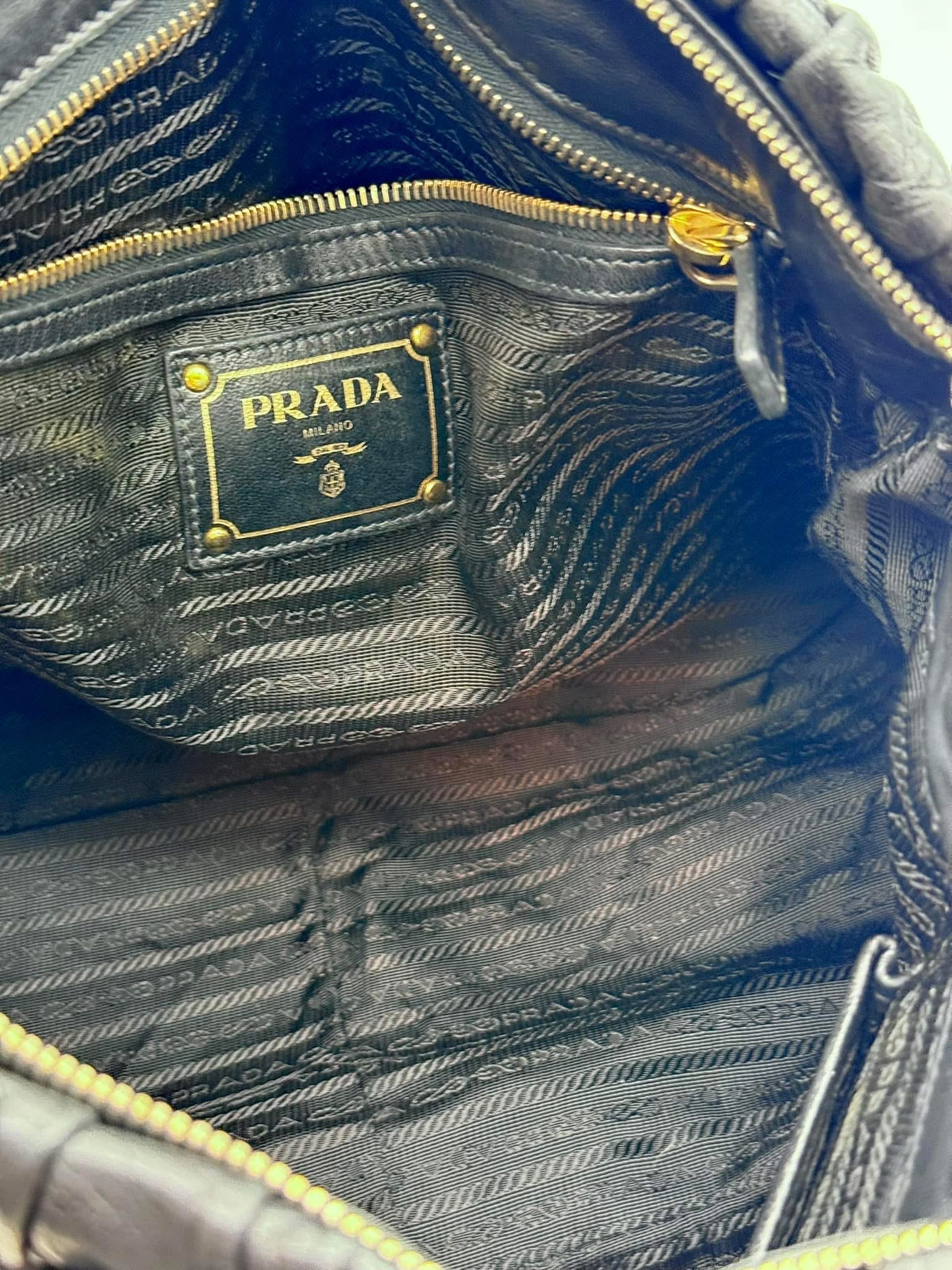 Prada Nappa Gaufre 2way Handbag