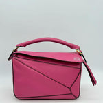 Loewe Pink Small Puzzle HandBag Satchel