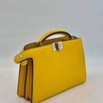 Fendi Peekaboo ISEEU X-CROSS Yellow Leather Bag