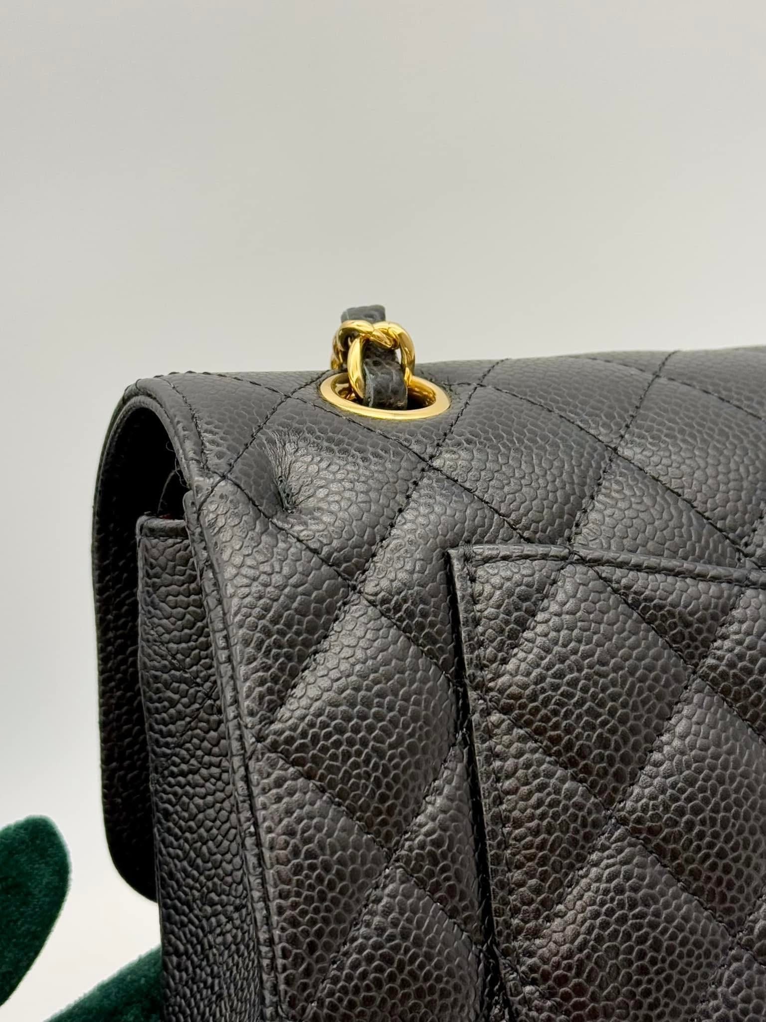 Chanel Double Flap Small Caviar