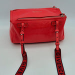 Givenchy Red Pandora Small Leather Crossbody Bag