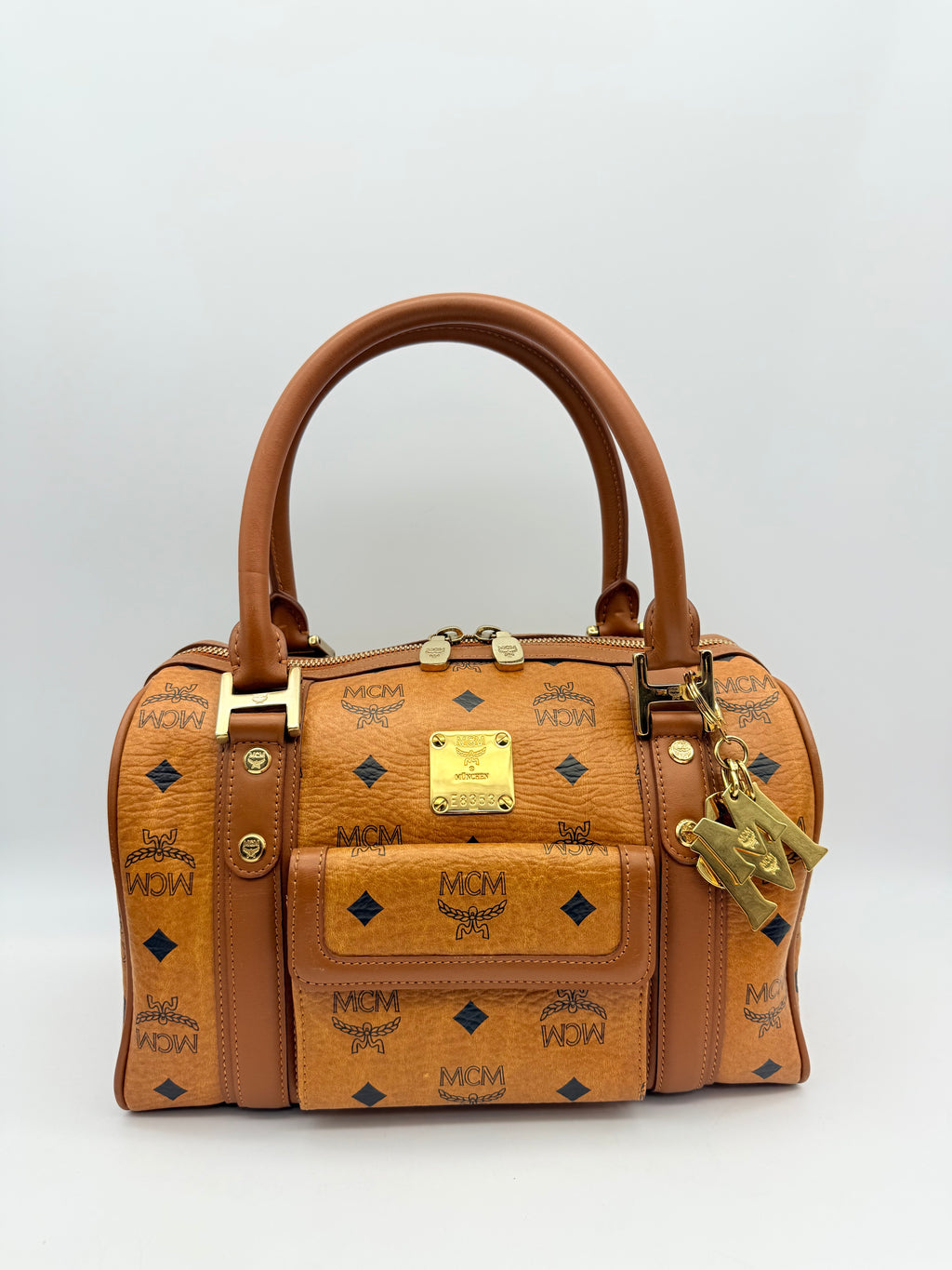 MCM COGNAC HANDBAG