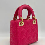 Christian Dior Lady Mini Lambskin Cannage