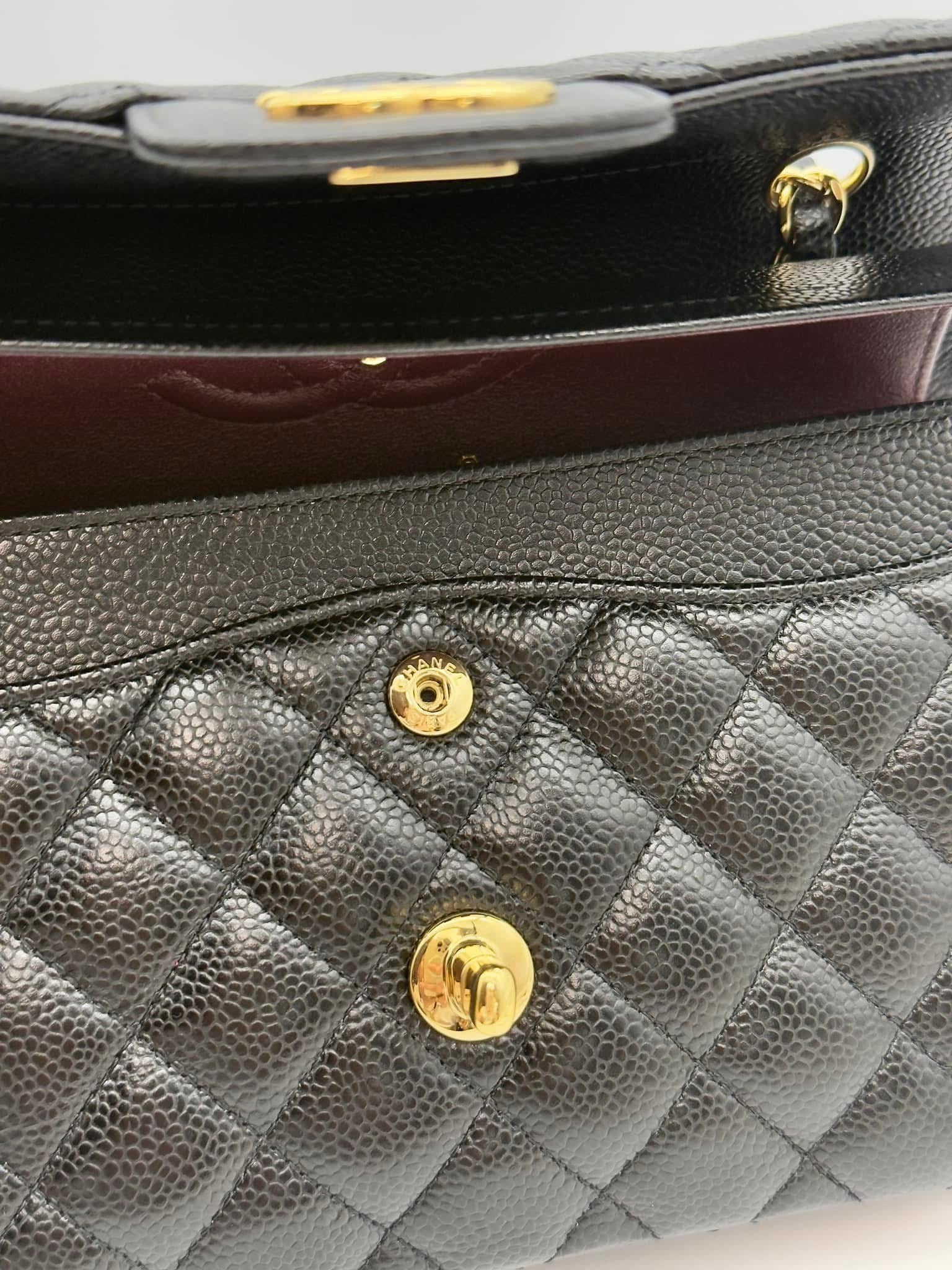 Chanel Double Flap Small Caviar