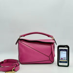 Loewe Pink Small Puzzle HandBag Satchel