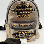 MCM Leather Studded Backpack