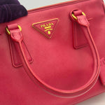 Small Prada Galleria Pink Leather