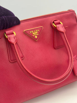 Small Prada Galleria Pink Leather