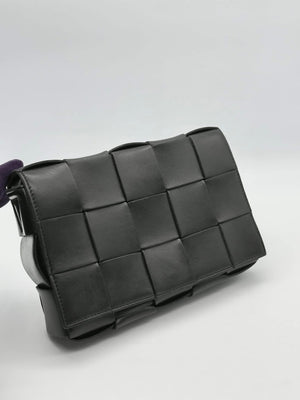 Bottega Veneta Cassette Intrecciato Black