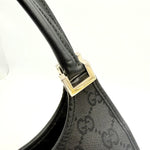 Gucci Black GG Canvas Jackie Shoulder Bag