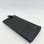 Prada Black Saffiano Leather Long Wallet