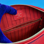 Louis Vuitton Red Monogram Empreinte Leather Speedy 25 Bandouliere