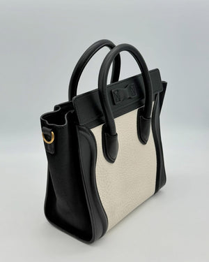 Celine Luggage Nano Shopper Leather & Suede